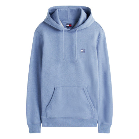 Sweat en coton bleu uni avec une coupe droite...