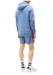 Thumbnail Sweat en coton bleu uni avec une coupe droite et logo iconique - Image 3