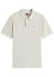 Thumbnail Polo en coton tilleul uni avec un col boutonné et des manches courtes