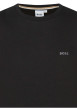 Thumbnail Sweat en coton mélangé noir uni avec une coupe droite et un col rond - Image 3