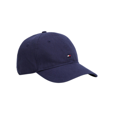 Casquette strapback en coton bleue unie avec...