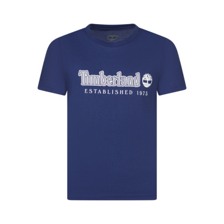 T-shirt en coton marine uni avec une coupe...