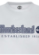 Thumbnail T-shirt en coton blanc uni avec une coupe droite et un col rond - Image 3