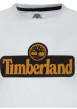 Thumbnail T-shirt en coton blanc uni avec une coupe droite et un col rond - Image 3
