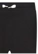 Thumbnail Pantalon Jogging en coton mélangé noir uni avec une coupe droite et nom iconique - Image 3