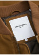 Thumbnail Blouson en coton camel uni à coupe droite avec un col bomber - Image 2