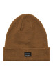 Thumbnail Bonnet camel en maille fine avec un patch noir sur le revers