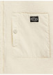 Thumbnail Veste sans manches écrue unie zippée en sherpa avec un col montant - Image 3