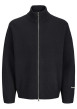 Thumbnail Gilet noir en maille fine avec une coupe droite et un col montant