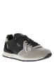 Thumbnail Baskets running en cuir noires avec semelle à talon plat et lacets - Image 3