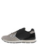 Thumbnail Baskets running en cuir noires avec semelle à talon plat et lacets - Image 2