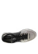 Thumbnail Baskets running en cuir noires avec semelle à talon plat et lacets - Image 4