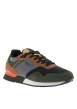 Thumbnail Baskets running en cuir multicolores avec semelle à talon plat et lacets - Image 3