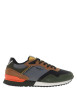 Thumbnail Baskets running en cuir multicolores avec semelle à talon plat et lacets