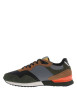 Thumbnail Baskets running en cuir multicolores avec semelle à talon plat et lacets - Image 2