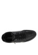 Thumbnail Baskets running en cuir noires avec semelle à talon plat et glissière - Image 4