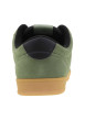 Thumbnail Tennis en cuir kaki avec semelle à talon plat et lacets contrastés - Image 6