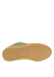 Thumbnail Tennis en cuir kaki avec semelle à talon plat et lacets contrastés - Image 5
