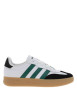 Thumbnail Tennis en cuir blanches avec semelle à talon plat et à lacets