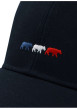 Thumbnail Casquette en coton biologique marine unie avec logo iconique à l'avant - Image 2