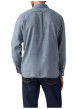 Thumbnail Chemise en coton bleu gris chinée avec une coupe droite et 2 poches - Image 4