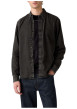 Thumbnail Chemise en coton anthracite en jean avec une coupe droite et un col américain - Image 5