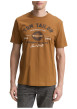 Thumbnail T-shirt en coton camel avec un imprimé fantaisie et un col rond - Image 2