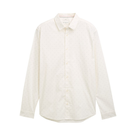 Chemise blanche en coton pourvu d'un col à...