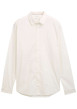 Thumbnail Chemise blanche en coton pourvu d'un col à rabats et d'un motif à pois