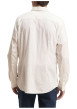 Thumbnail Chemise blanche en coton pourvu d'un col à rabats et d'un motif à pois - Image 3