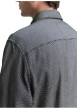 Thumbnail Chemise grise en coton à motif fantaisie pourvue d'une boutonnière - Image 4