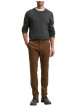 Thumbnail Pantalon Chino Soft en coton camel avec fermeture à glissière - Image 5