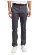 Thumbnail Pantalon Chino Soft en coton gris avec fermeture à glissière - Image 2