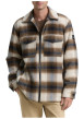 Thumbnail Veste beige à motif écossais avec un col chemise et manches longues - Image 2