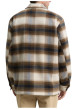 Thumbnail Veste beige à motif écossais avec un col chemise et manches longues - Image 3