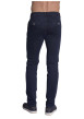 Thumbnail Jean en coton indigo avec une coupe droite et des passants pour ceinture - Image 3