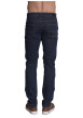 Thumbnail Jean en coton indigo avec des passants pour ceinture et une coupe droite - Image 3