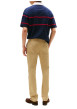 Thumbnail Pantalon Chino en coton moutarde à coupe slim avec logo de la marque - Image 2
