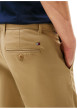 Thumbnail Pantalon Chino en coton moutarde à coupe slim avec logo de la marque - Image 3