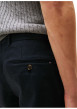 Thumbnail Pantalon Chino Denton en coton marine coupe regular avec des poches plaquées - Image 4