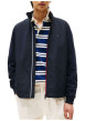 Thumbnail Blouson en coton marine pourvu d'une glissière aux couleurs de la marque - Image 2
