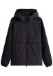 Thumbnail Blouson noir avec un col à capuche et une fermeture à glissière