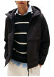 Thumbnail Blouson noir avec un col à capuche et une fermeture à glissière - Image 2