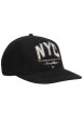 Thumbnail Casquette en coton noire ornée d'inscription brodées à l'avant