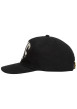 Thumbnail Casquette en coton noire ornée d'inscription brodées à l'avant - Image 2