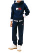 Thumbnail Sweat en coton marine à imprimé fantaisie avec un col à capuche - Image 5