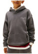 Thumbnail Sweat en coton anthracite avec un col à capuche et des manches longues - Image 3