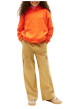 Thumbnail Sweat en coton orange avec un col à capuche et des manches longues - Image 5