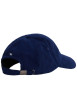Thumbnail Casquette marine unie en velours côtelé avec logo de la marque - Image 3
