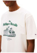 Thumbnail T-shirt en coton écru col rond orné d'un imprimé fantaisie - Image 4